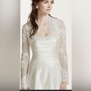 Beaded lace sleeves jackets